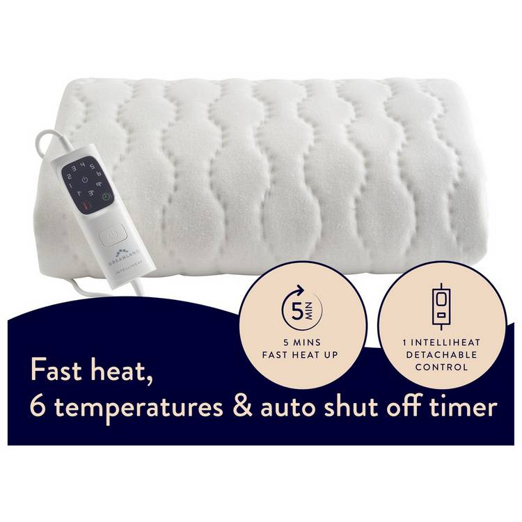 Dreamland Cosy Dreamer electric underblanket single, imported from the UK