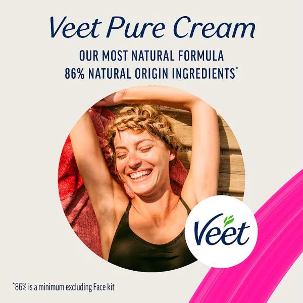 Veet Pure hair removal cream 100ml (British brand)