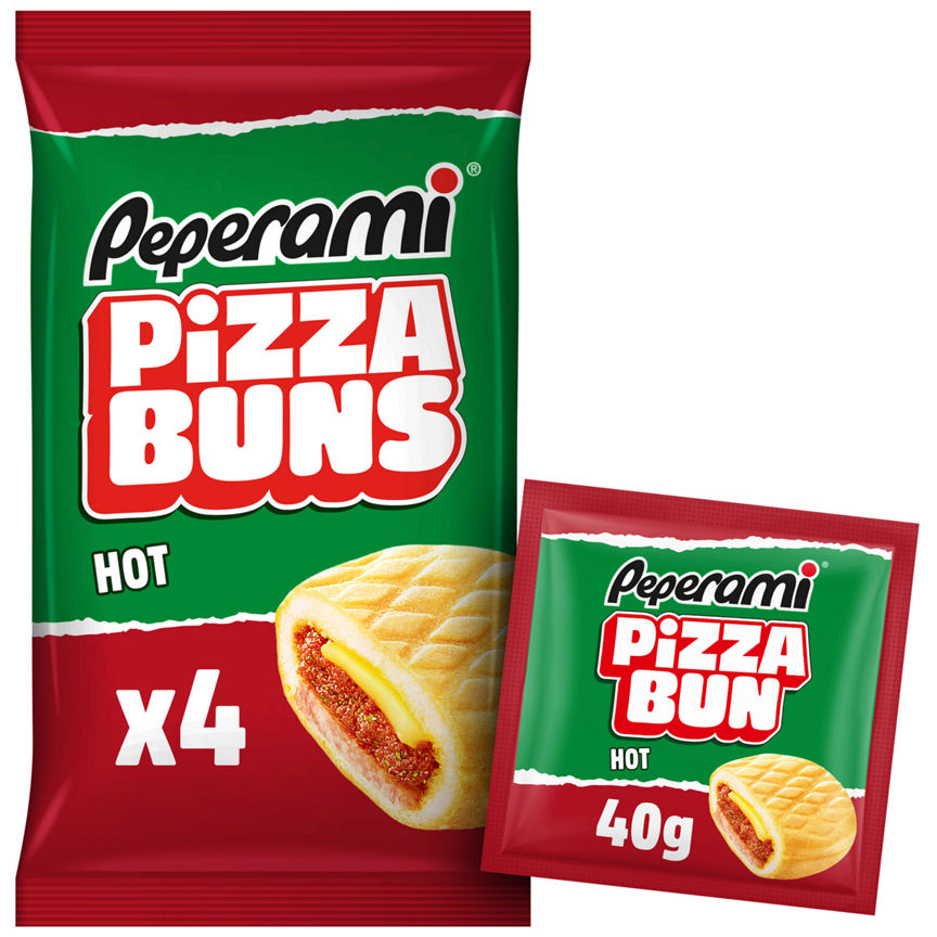 Peperami Pizza Buns Hot