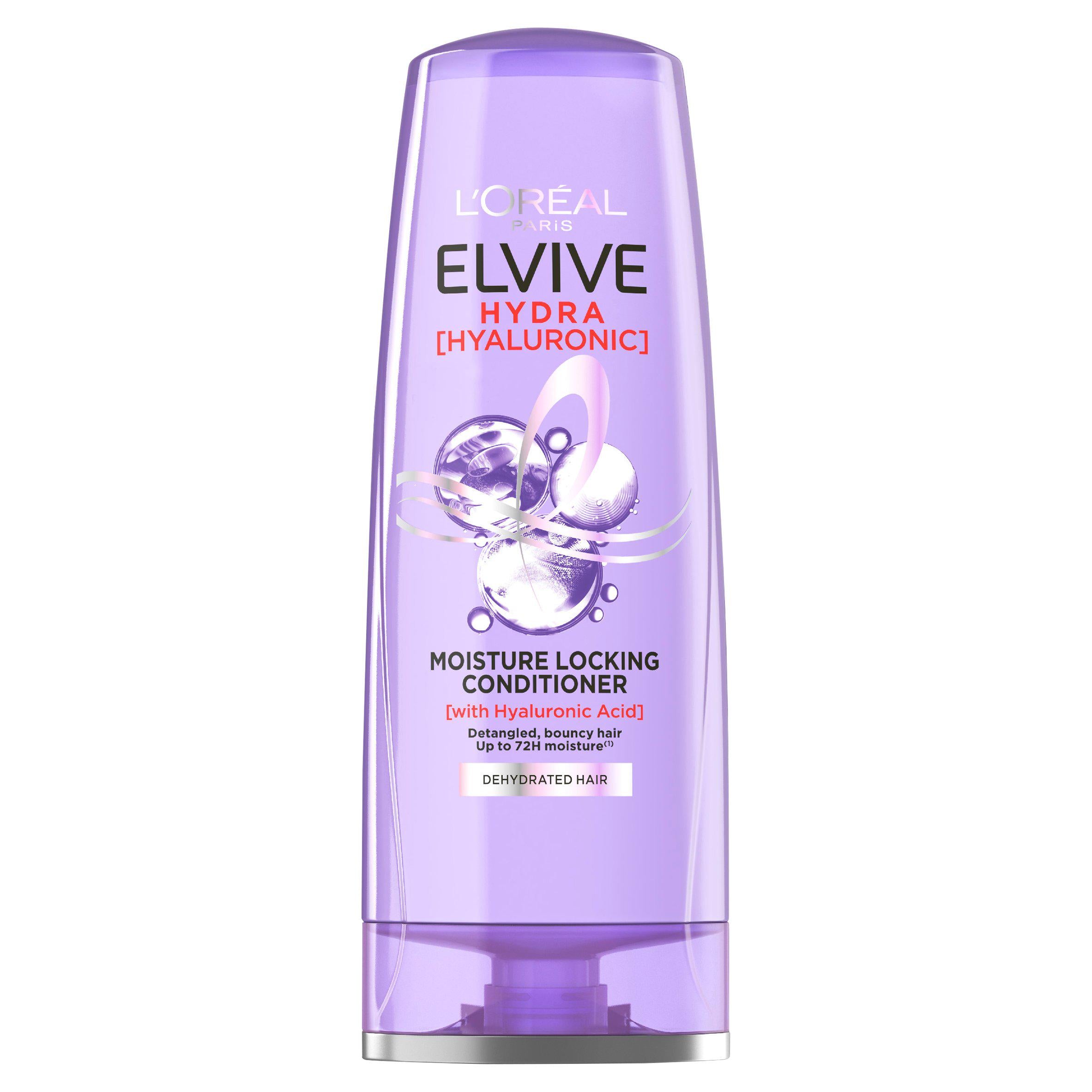 L'Oreal Elvive Hydra Hyaluronic Conditioner with Hyaluronic Acid for Dry Hair 200ml GOODS Sainsburys   