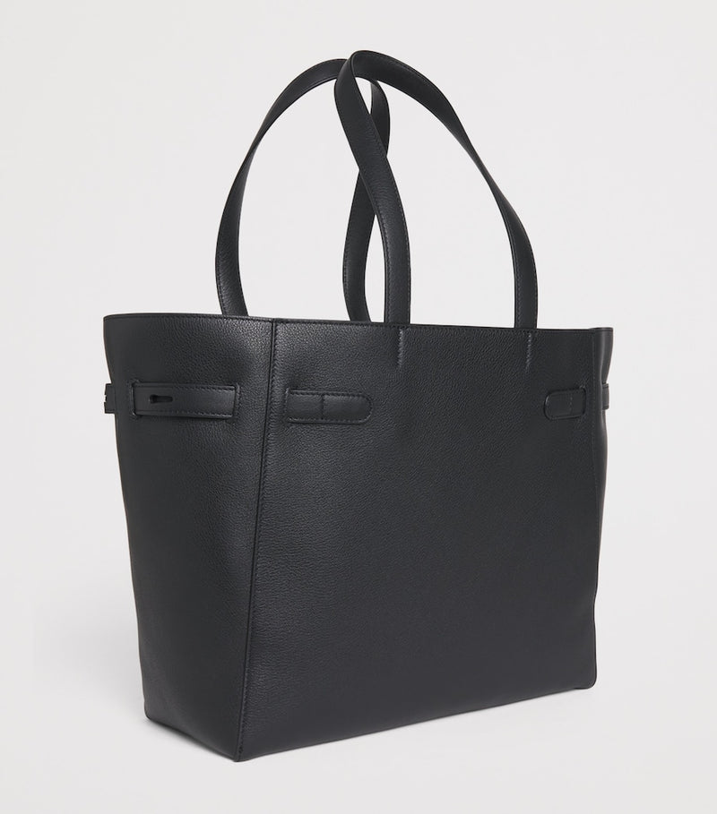 Thom Browne leather cabas tote bag - British product