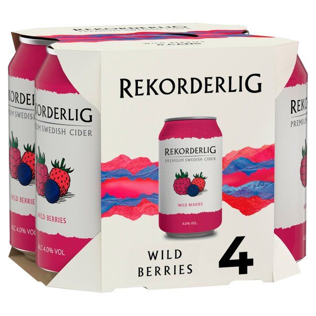 Rekorderlig Wild Berries Cider   4 x 330ml