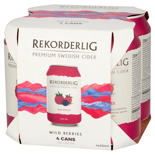 Rekorderlig Wild Berries Cider   4 x 330ml GOODS M&S   