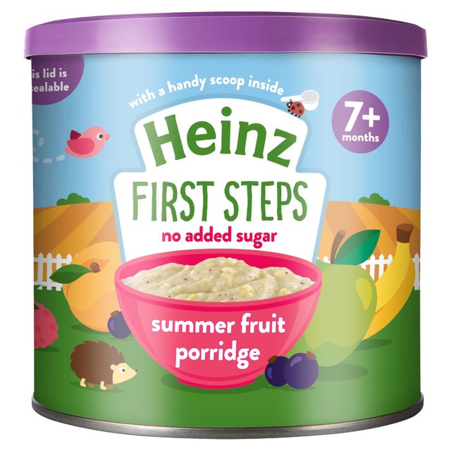 Heinz 7+ Months First Steps Summer Fruit Porridge   220g