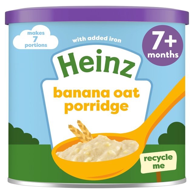 Heinz 7+ Months First Steps Oaty Banana Porridge   220g GOODS M&S   