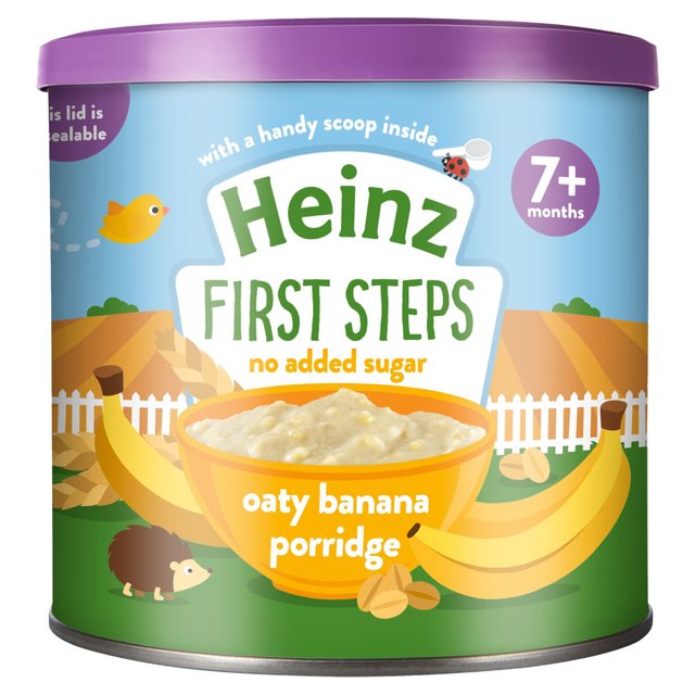 Heinz 7+ Months First Steps Oaty Banana Porridge   220g GOODS M&S   