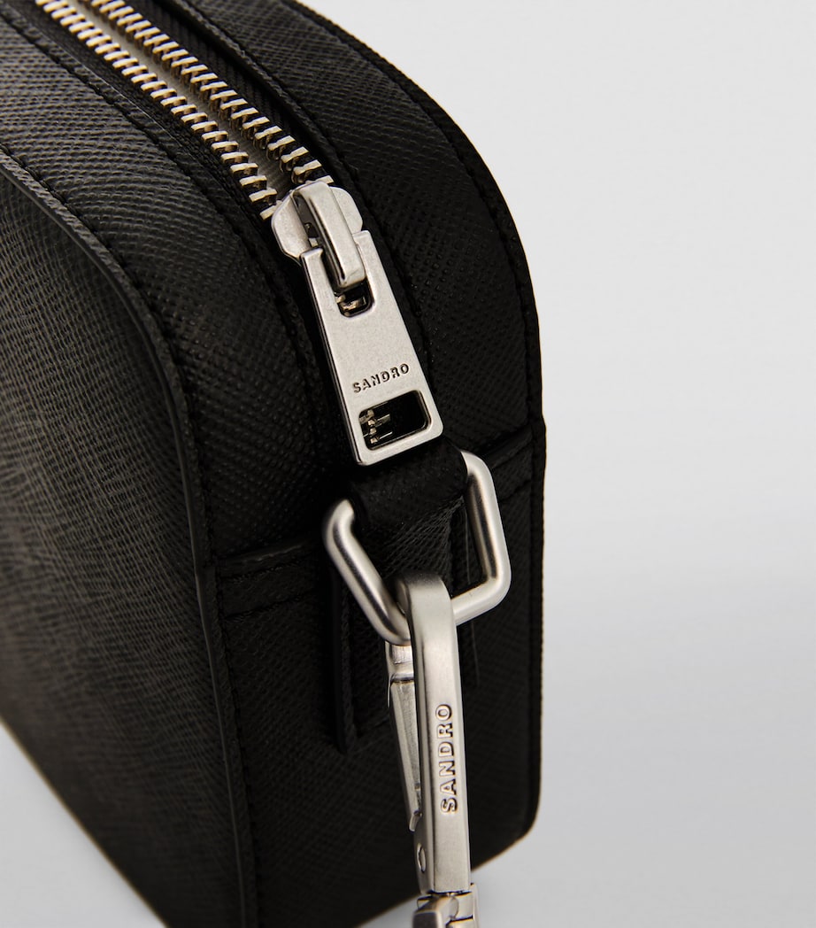 Sandro Paris Saffiano leather cross-body bag, imported from the UK