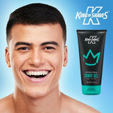 King of Shaves antibacterial clear shaving gel 175ml - British product