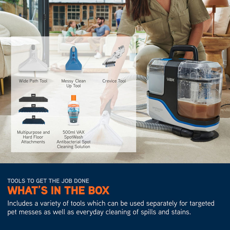 Vax SpotWash Max Duo spot carpet cleaner - British product
