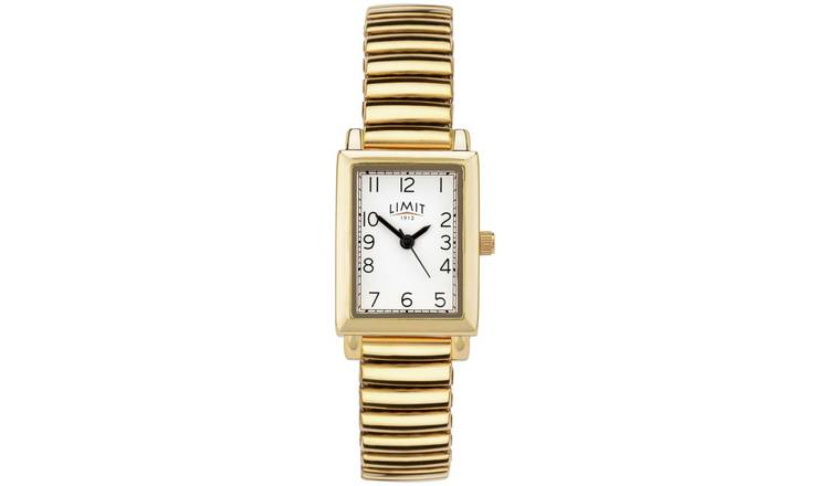 Limit ladies gold plated stainless steel bracelet watch - British product