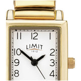 Limit ladies gold plated stainless steel bracelet watch - British product