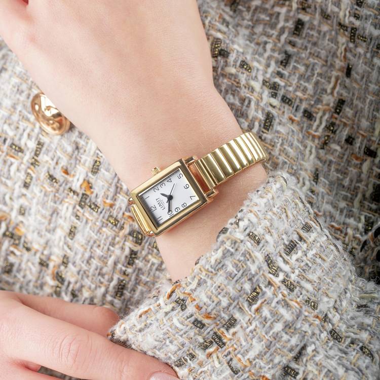 Limit ladies gold plated stainless steel bracelet watch - British product