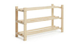 Argos Home Karee 3 shelf shoe storage rack pine - British product
