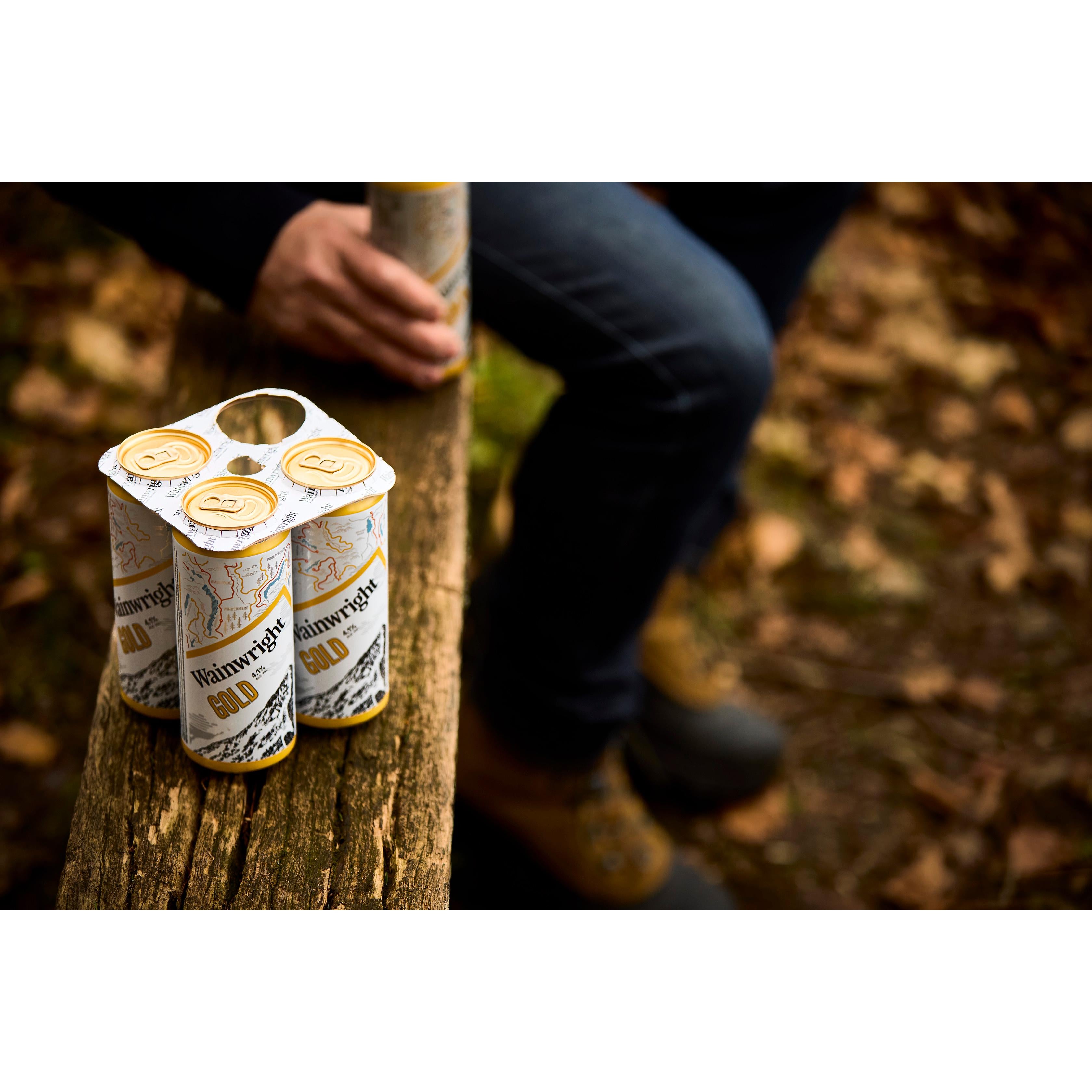 Wainwright Golden Ale beer cans 4 x 500ml (British brand)