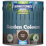 Johnstone's garden paint Deep Oak 2.5L, imported from the UK