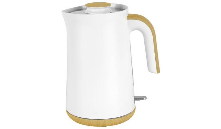 Cookworks WK8535AEH Scandi Style Kettle - White GOODS Argos