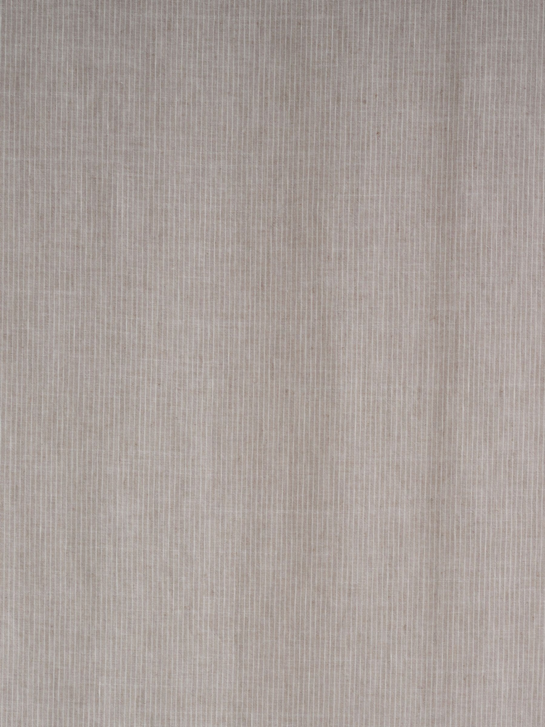 French Connection natural linen stripe eyelet curtain - British product