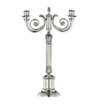 Christofle silver-plated Malmaison candelabra - British product