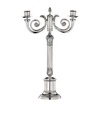 Christofle silver-plated Malmaison candelabra - British product