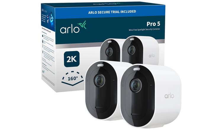 Arlo 2K HDR security camera 2-pack White (British brand)
