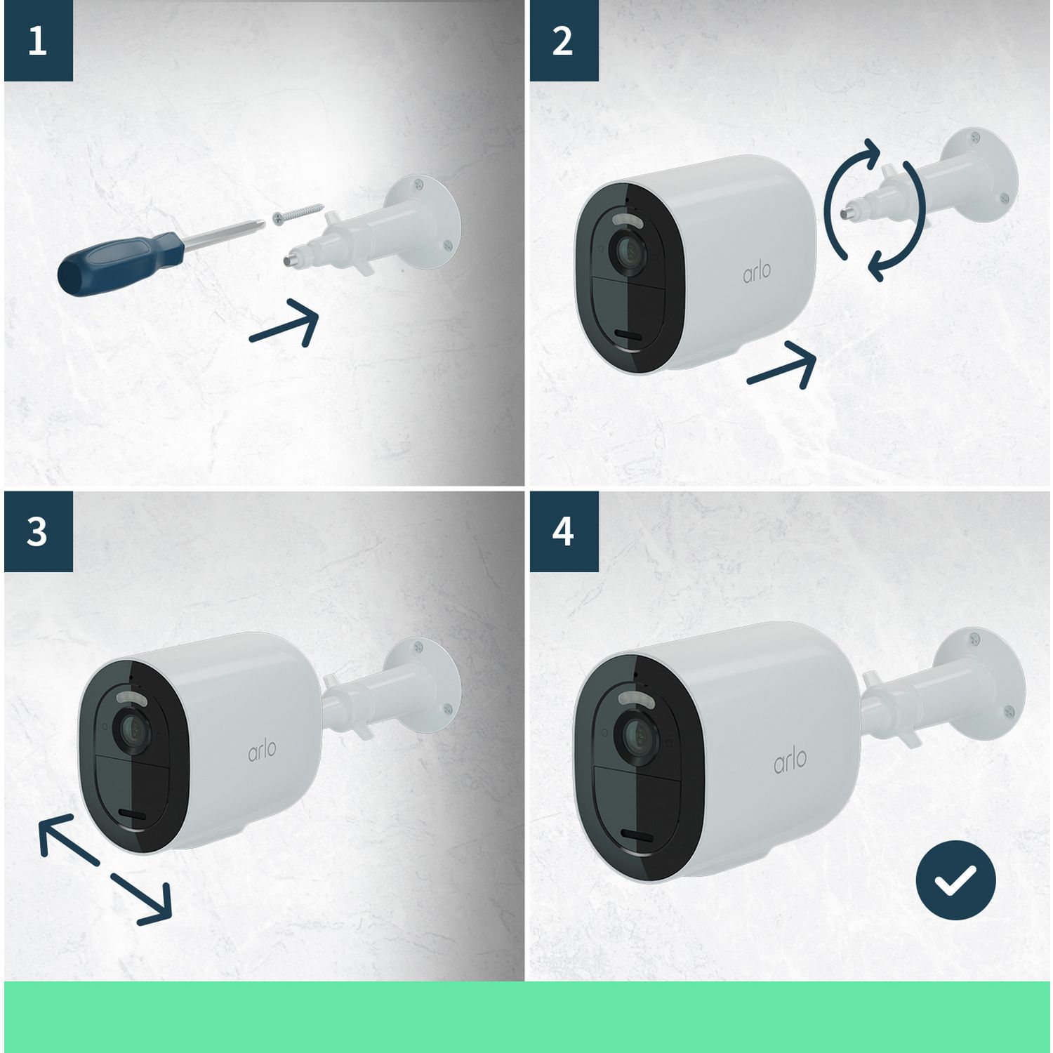 Arlo Go 2 security camera 3G/4G SIM, imported from the UK
