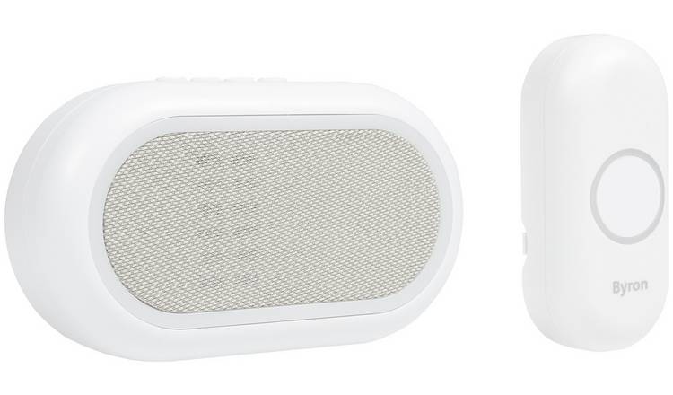 Byron portable doorbell white 200m, UK version