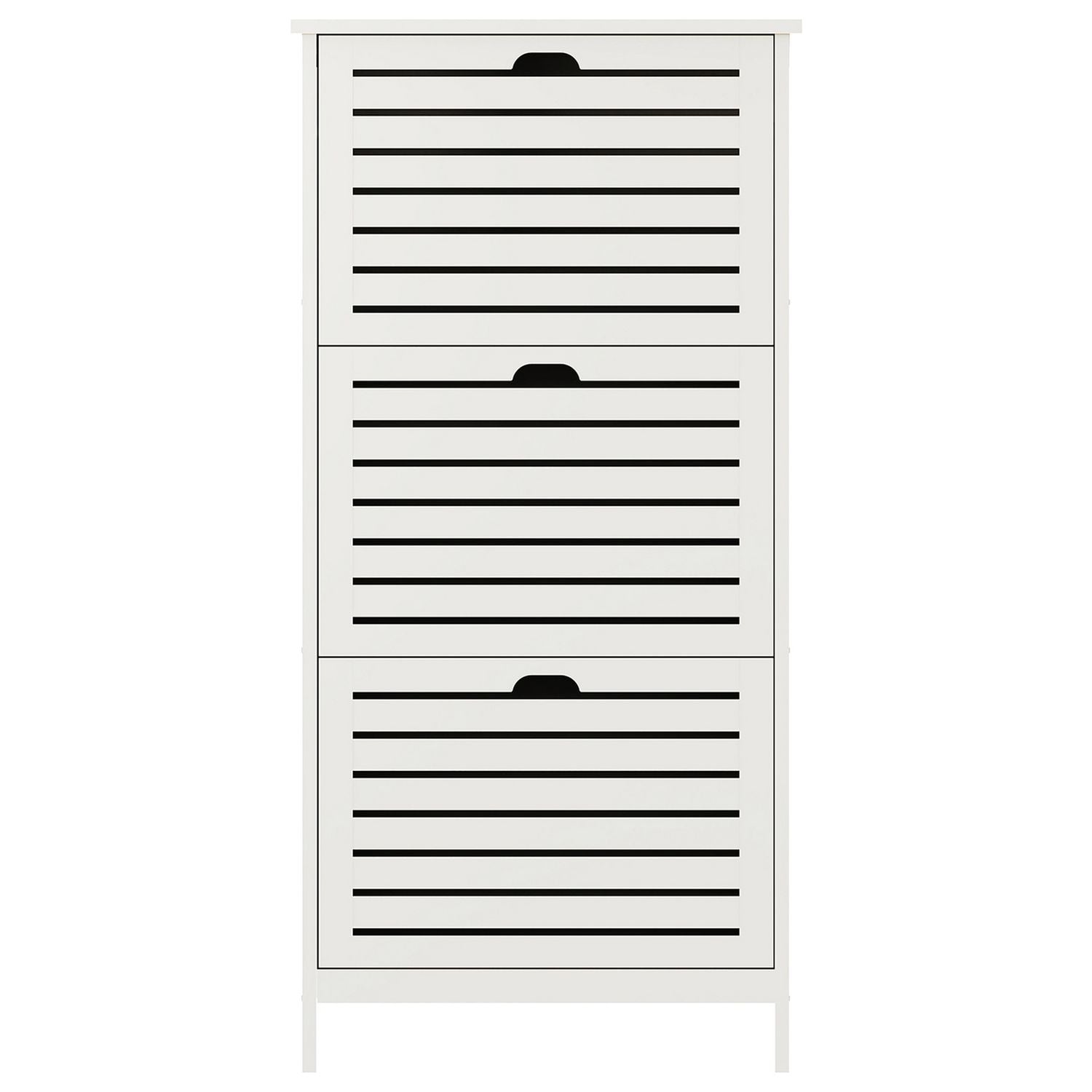 GFW Bergen shoe storage cabinet white, UK version