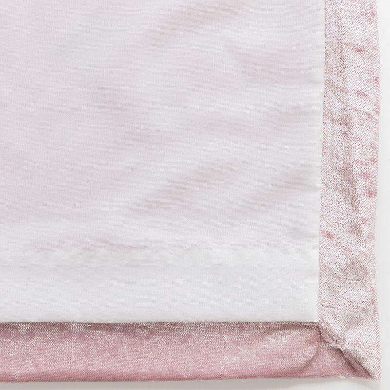 Argos Home Crushed Velvet Eyelet Curtains - Blush - 177x137cm