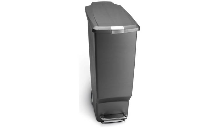 simplehuman 40 Litre Plastic Slim Pedal Bin - Grey GOODS Argos