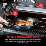 Tower 28cm non-stick frying pan with smart heat sensor, imported from the UK
