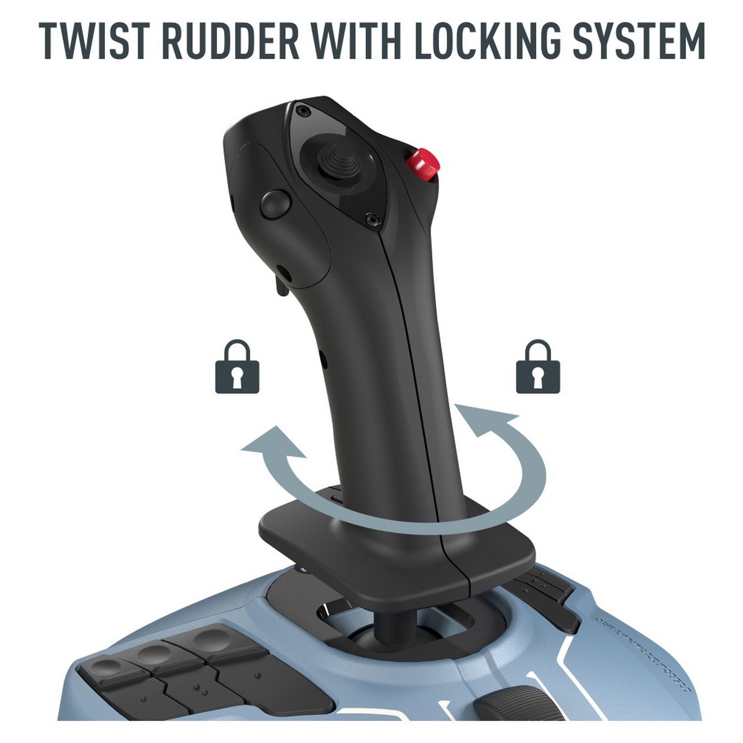 Thrustmaster TCA Officer Pack Airbus Edition flight sim controller, imported from the UK