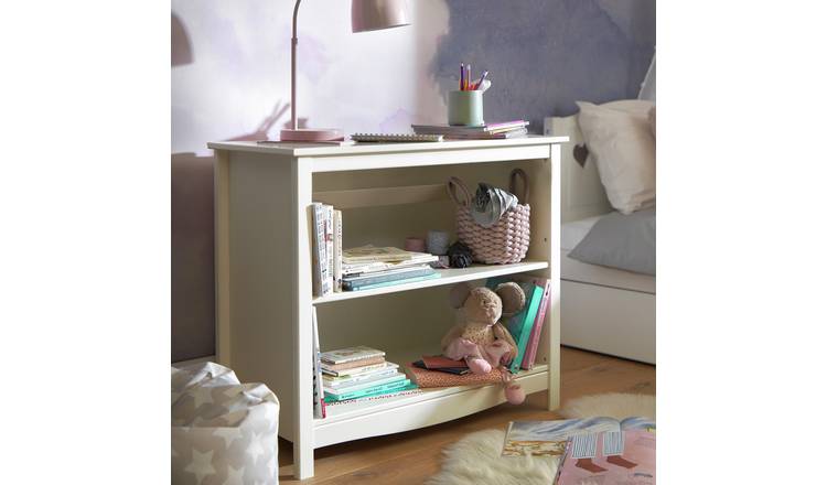 Habitat Brooklyn Bookcase white solid wood children's storage (British brand)