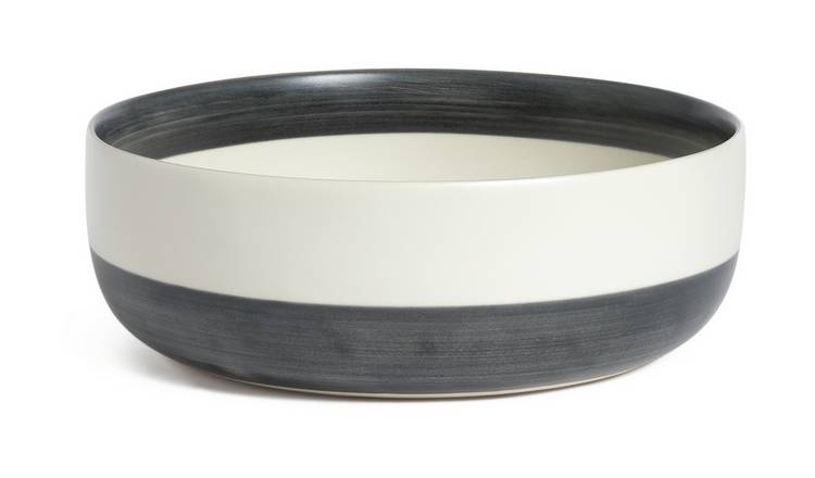 Habitat Artisan Stripe serving bowl 23cm - British product