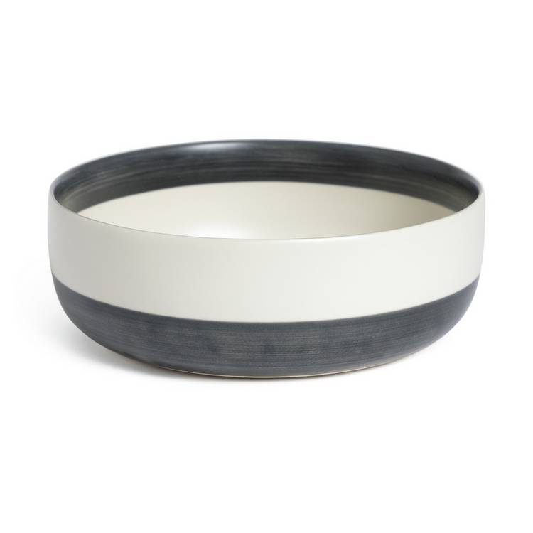 Habitat Artisan Stripe serving bowl 23cm - British product