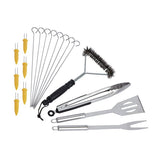 Argos Home 18-piece stainless steel BBQ accessory set (British brand)