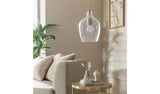 Argos Home Abas glass pendant light brass - British product