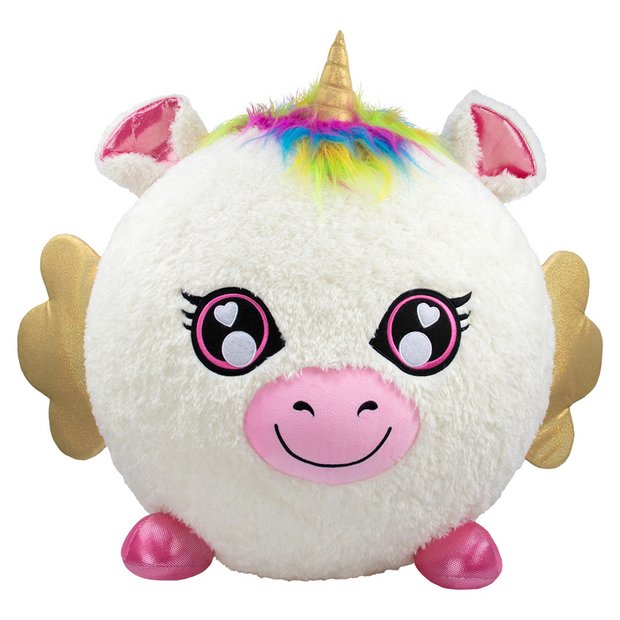 Biggies inflatable unicorn plush toy (British brand)