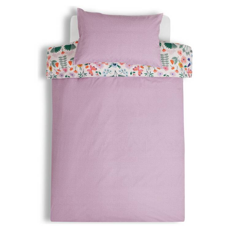 Habitat floral reversible bedding set toddler - British product