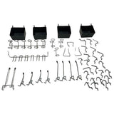 Cathedral plated pegboard accessory pack 43-piece UK version