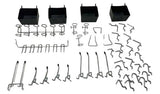 Cathedral plated pegboard accessory pack 43-piece UK version