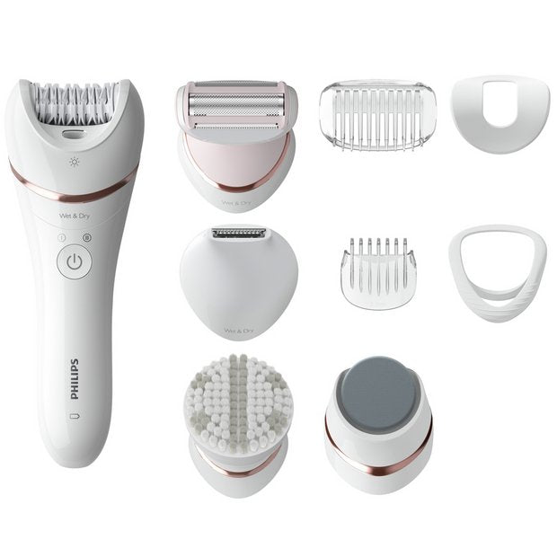 Philips Epilator 8000 Series with 9 attachments (British brand)