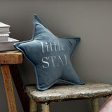 Bambino star cushion blue 30x30cm - British product
