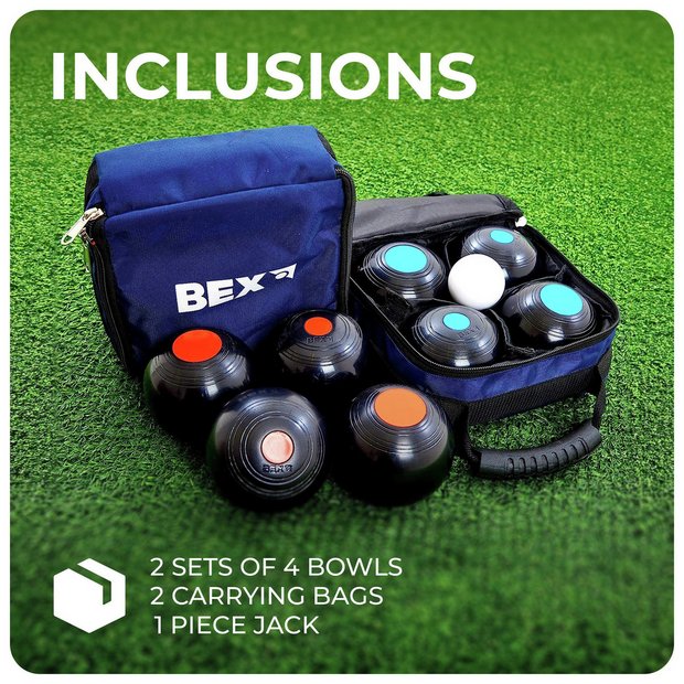Bex garden bowl set for outdoor lawn games (British brand)
