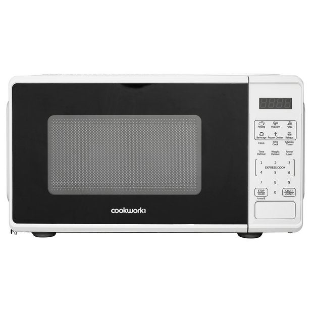 Cookworks white microwave 700W 17L - British product