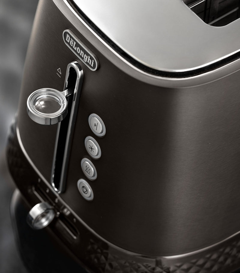 De'Longhi Stainless Steel Diadema Toaster - British product