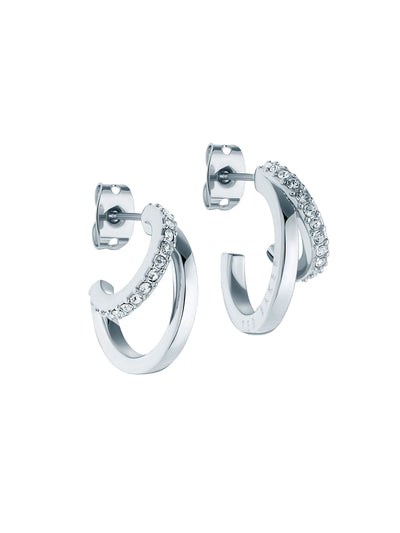 Next Ted Baker Helias Multi Hoop Crystal Earrings Gold Tone- Buy online at McGrocer