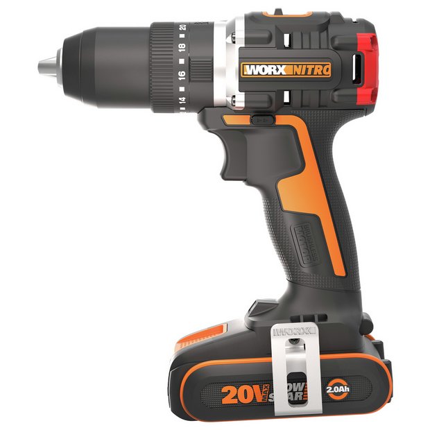 Worx cordless impact drill WX355.1 20V, UK version