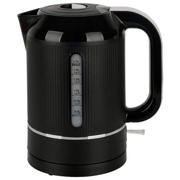 Cookworks black kettle 1.7L, UK version