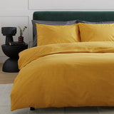 Habitat mustard cotton bedding set single, imported from the UK