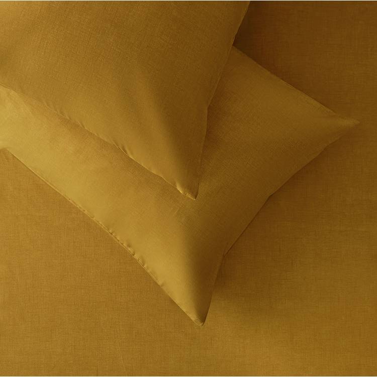 Habitat mustard cotton bedding set single, imported from the UK